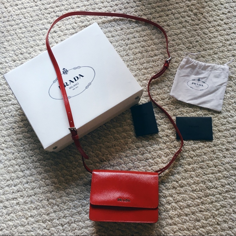 Prada Mini Saffiano Crossbody